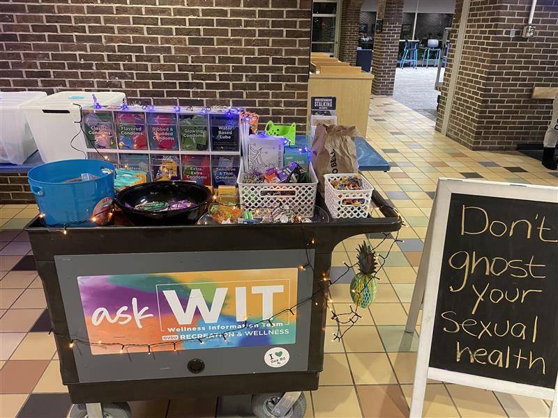 WIT cart at Haunted LIbrary